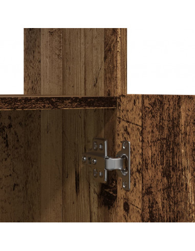 Credenza Legno Antico 63x33x140 cm in Truciolato