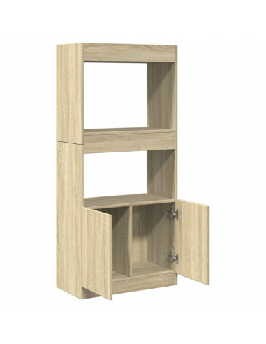 Credenza Rovere Sonoma 63x33x140 in Truciolato