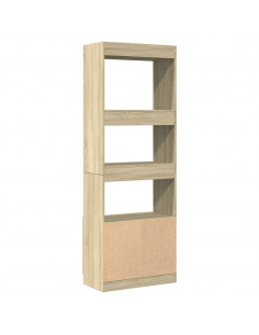 Credenza Rovere Sonoma 63x33x180 cm in Truciolato 2