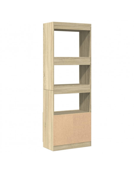 Credenza Rovere Sonoma 63x33x180 cm in Truciolato