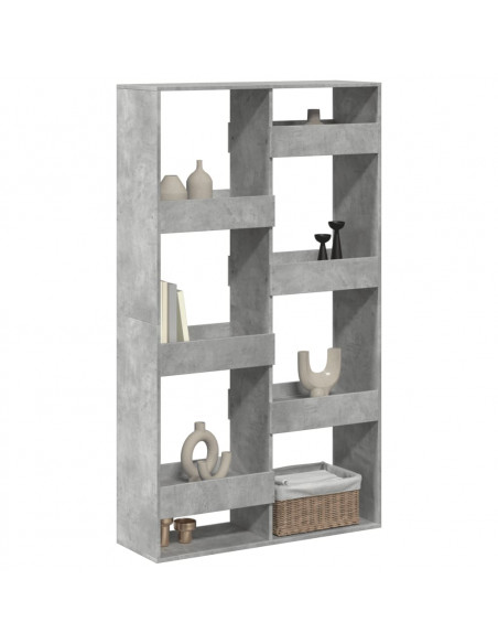 Divisorio Grigio Cemento 100x33x175 cm in Truciolato