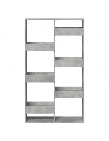 Divisorio Grigio Cemento 100x33x175 cm in Truciolato