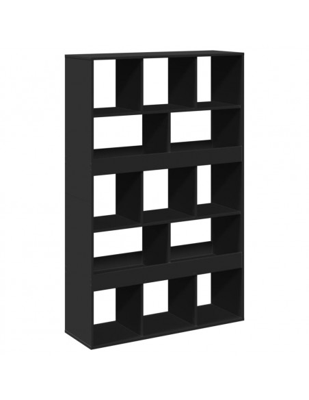 Divisorio Stanza Nero 100x33x156,5 cm in Truciolato