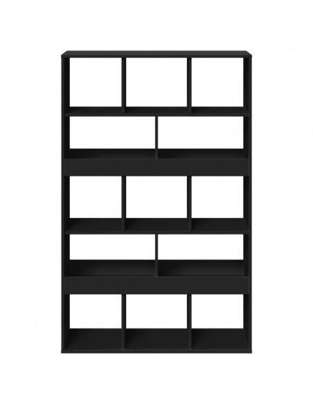 Divisorio Stanza Nero 100x33x156,5 cm in Truciolato