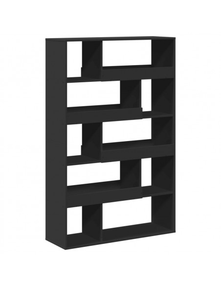 Divisorio Stanza Nero 100x33x156,5 cm in Truciolato