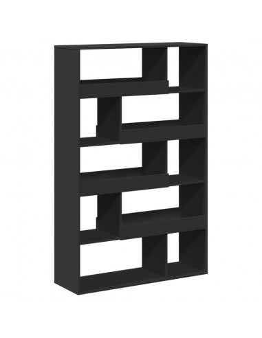 Divisorio Stanza Nero 100x33x156,5 cm in Truciolato