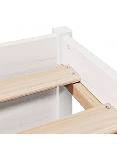 Giroletto con Libreria senza Materasso 180x200 cm in Legno Pino