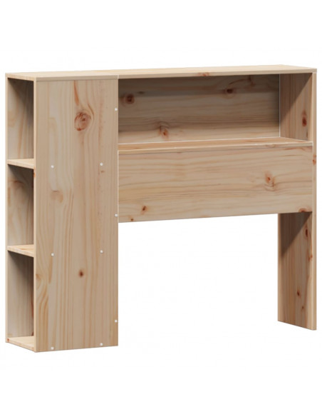 Letto Libreria senza Materasso 100x200 cm in Legno di Pino