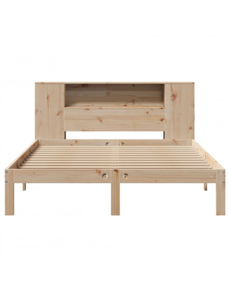 Letto Libreria senza Materasso 120x190 cm in Legno di Pino