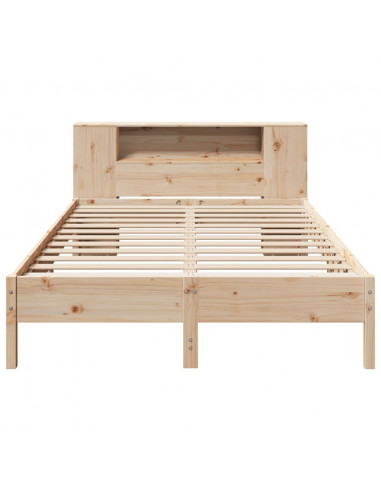 Letto Libreria senza Materasso 120x200cm Legno Massello di Pino