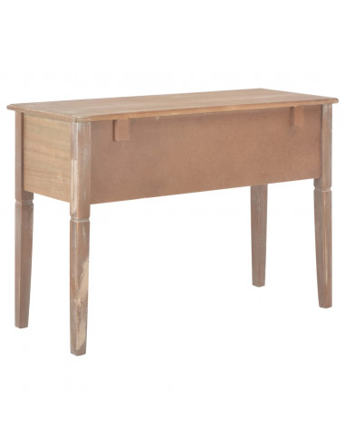 Scrivania Marrone 109,5x45x77,5 cm in Legno