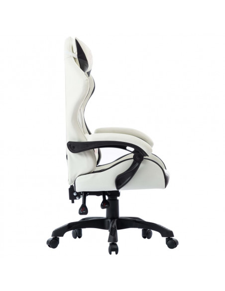 Sedia da Gaming Nera in Similpelle