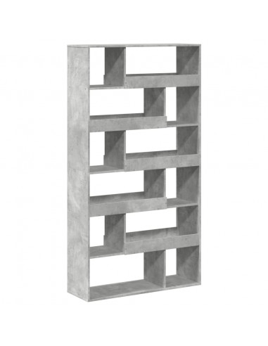 Libreria Grigio Cemento 100x33x187,5 cm in Truciolato