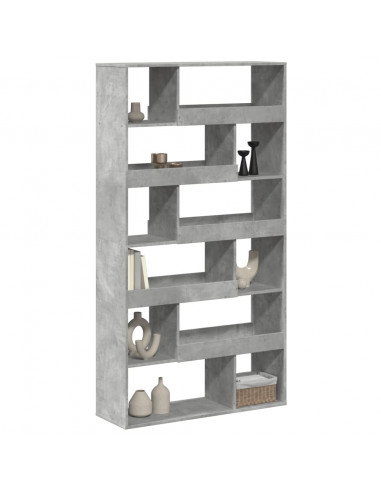 Libreria Grigio Cemento 100x33x187,5 cm in Truciolato