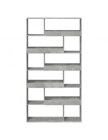 Libreria Grigio Cemento 100x33x187,5 cm in Truciolato