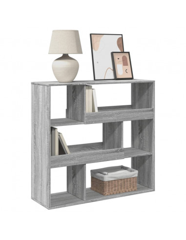 Libreria Grigio Sonoma 100x33x94,5 cm in Truciolato