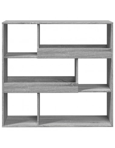 Libreria Grigio Sonoma 100x33x94,5 cm in Truciolato