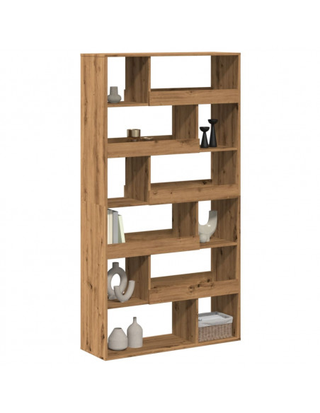 Libreria Rovere Artigianale 100x33x187,5 cm in Truciolato