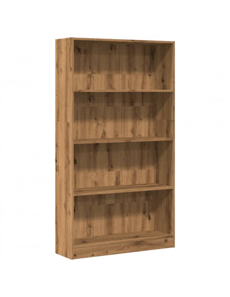 Libreria Rovere Artigianale 80x24x143 cm in Legno Multistrato