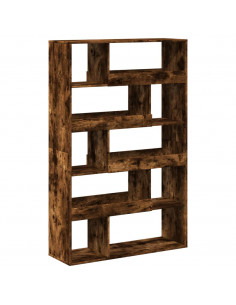 Libreria Rovere Fumo 100x33x156,5 cm in Truciolato 2