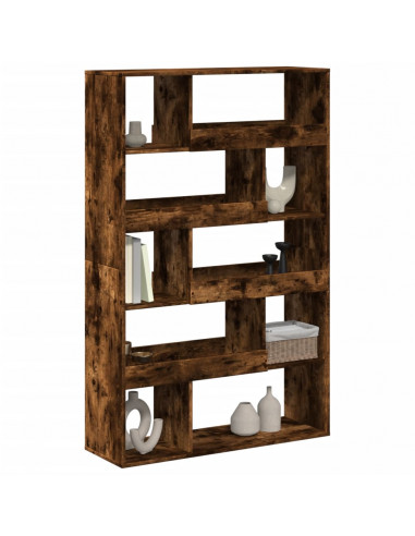 Libreria Rovere Fumo 100x33x156,5 cm in Truciolato