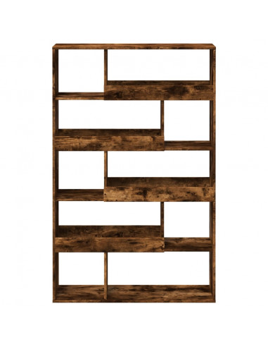 Libreria Rovere Fumo 100x33x156,5 cm in Truciolato