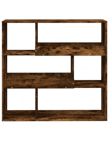 Libreria Rovere Fumo 100x33x94,5 cm in Truciolato