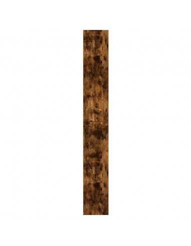 Libreria Rovere Fumo 60x24x176 cm in Legno Multistrato