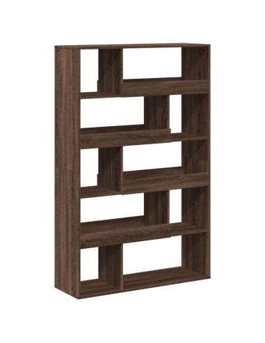 Libreria Rovere Marrone 100x33x156,5 cm in Truciolato