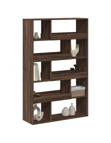 Libreria Rovere Marrone 100x33x156,5 cm in Truciolato