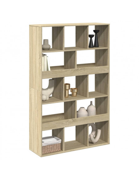 Libreria Rovere Sonoma 100x33x156,5 cm in Truciolato