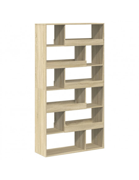 Libreria Rovere Sonoma 100x33x187,5 cm in Truciolato