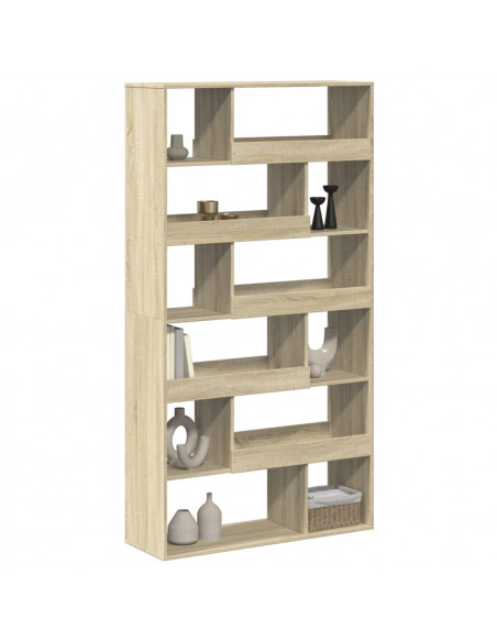 Libreria Rovere Sonoma 100x33x187,5 cm in Truciolato