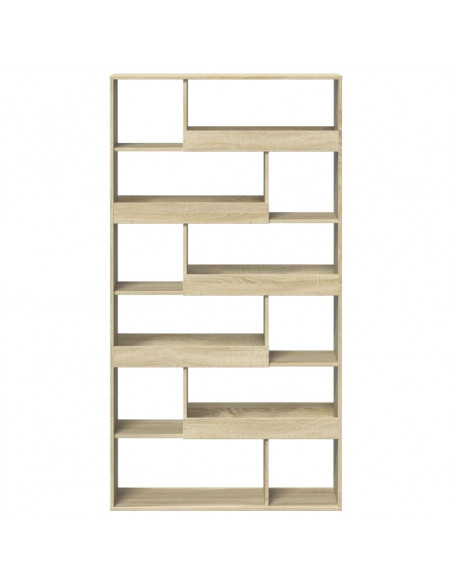 Libreria Rovere Sonoma 100x33x187,5 cm in Truciolato