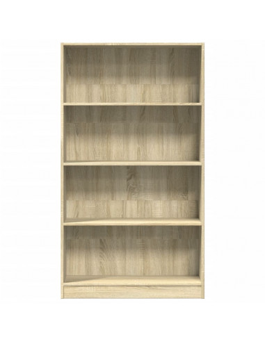 Libreria Rovere Sonoma 80x24x143 cm in Legno Multistrato