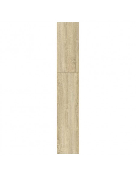 Libreria Rovere Sonoma 80x24x143 cm in Legno Multistrato