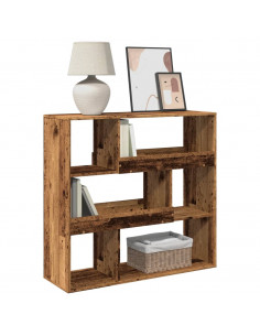 Libreria/Divisorio Legno Antico 100x33x94,5 cm 2