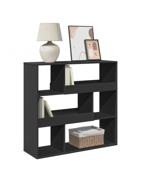 Libreria/Divisorio Nero 100x33x94,5 cm