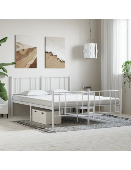 Materasso in Schiuma Bianco 160x220 cm 7 Zone Durezza 20 ILD