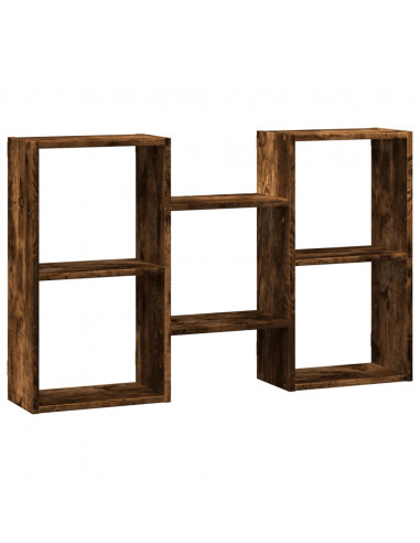 Mensola a Muro Rovere Fumo 96x18x60 cm in Truciolato