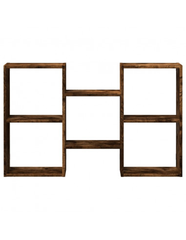 Mensola a Muro Rovere Fumo 96x18x60 cm in Truciolato