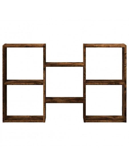 Mensola a Muro Rovere Fumo 96x18x60 cm in Truciolato