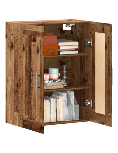 Mobile a Parete Legno Vecchio 69,5x34x90 cm in Truciolato