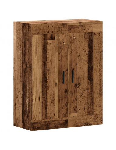 Mobile a Parete Legno Vecchio 69,5x34x90 cm in Truciolato