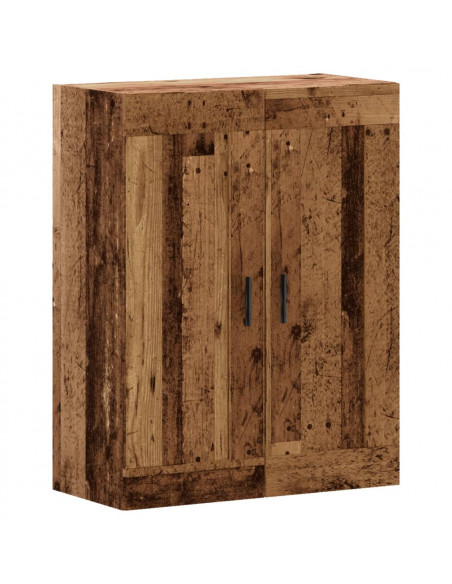 Mobile a Parete Legno Vecchio 69,5x34x90 cm in Truciolato