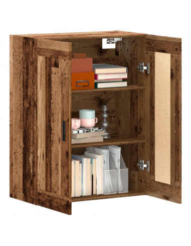 Mobile a Parete Legno Vecchio 69,5x34x90 cm in Truciolato