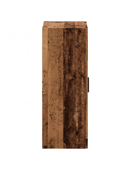 Mobile a Parete Legno Vecchio 69,5x34x90 cm in Truciolato
