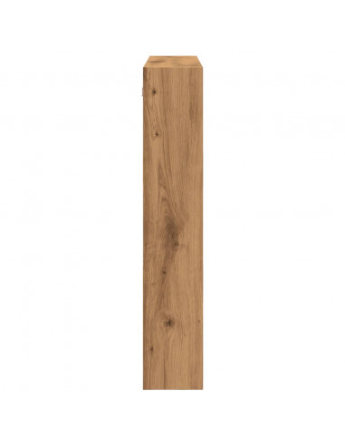 Mobile a Parete Rovere Artigianale 80x15x80cm Legno Multistrato