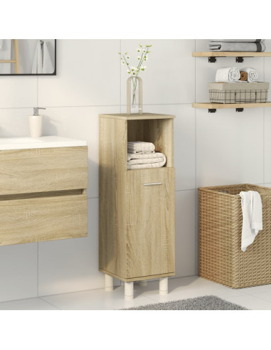 Mobile da Bagno Rovere Sonoma 30,5x30x95cm in Truciolato