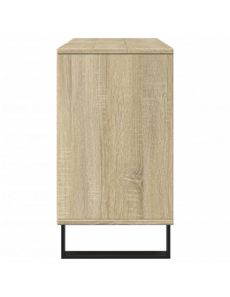 Mobile da Bagno Rovere Sonoma 80x33x60 cm in Legno Multistrato